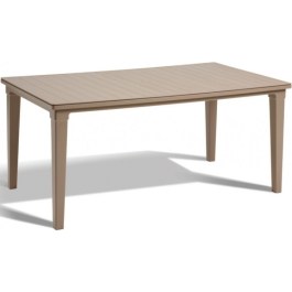 ALLIBERT FUTURA TABLE 165CM RESIN CAPPUCCINO ALLIBERT FUTURA ΤΡΑΠΕΖΙ ΕΞΩΤΕΡΙΚΟΥ ΧΩΡΟΥ 165CM ΑΠΟ ΡΗΤΙΝΗ ΣΕ ΧΡΩΜΑ ΚΑΠΟΥΤΣΙΝΟ